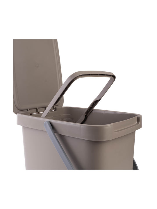 Kadax Abfalleimer Recycling Kunststoff Braun 20Es 1Stück