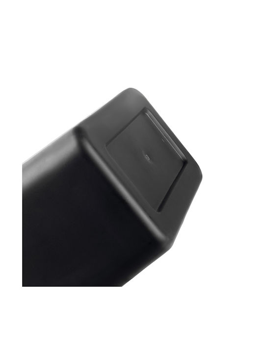 Kadax Coș de Gunoi Plastic Negru 10lt 1buc