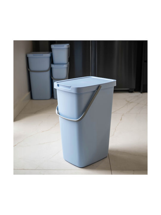 Kadax Coș de Reciclare Plastic Albastru 20lt 1buc