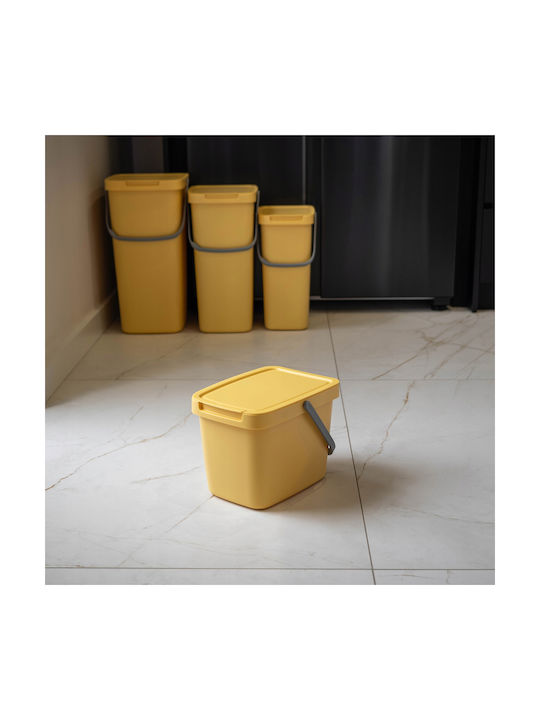 Kadax Coș de Gunoi Plastic Verde 6lt 1buc