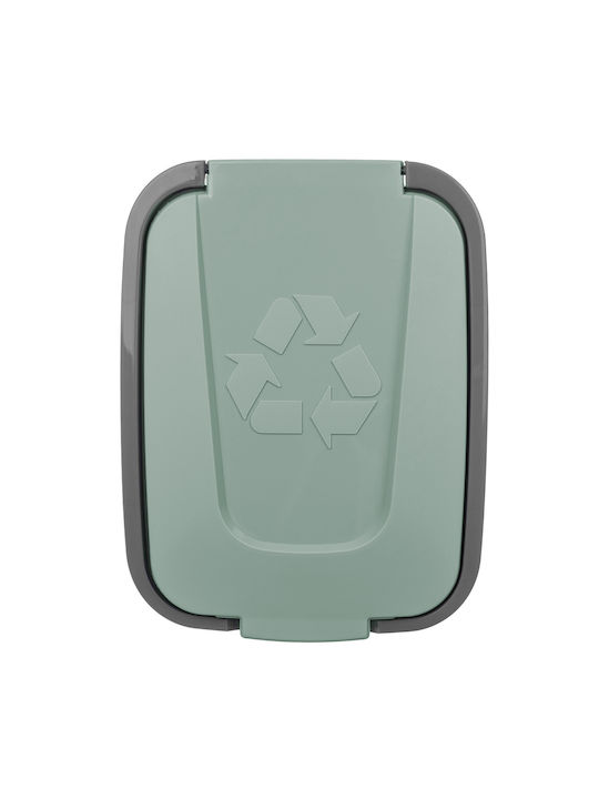 Kadax Waste Bin Waste Plastic Gray 30lt 1pcs