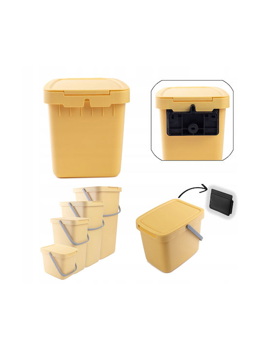 Kadax Coș de Gunoi Plastic Verde 6lt 1buc