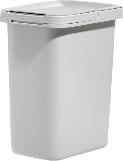 Kadax Waste Bin for Cabinet Plastic Grey 12lt