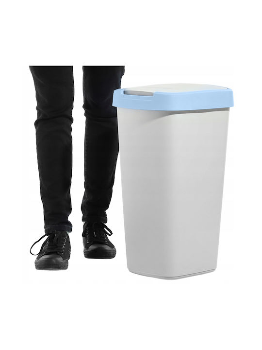 Kadax Waste Bin Waste Plastic White 25lt 1pcs