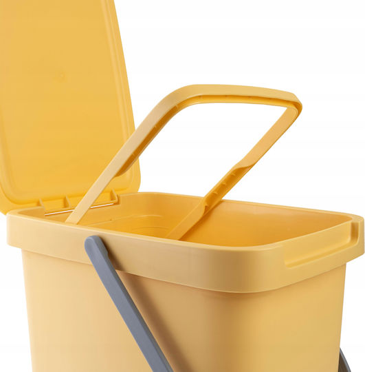 Kadax Coș De Gunoi Din Plastic Verde 25lt