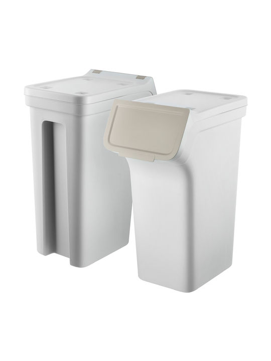 Kadax Abfalleimer Recycling Kunststoff Gray 25Es 1Stück
