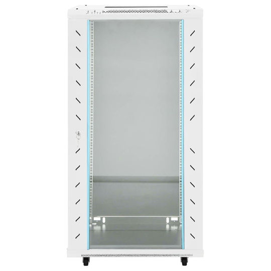 vidaXL Boden Rack-Schrank 22U 60x60x120cm Schwarz 3307634