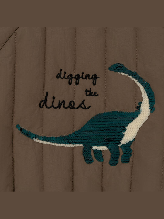 Kids' Bomber with Lining Dino