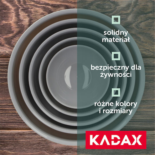 Kadax Σαλατιέρα Πλαστική Γκρι