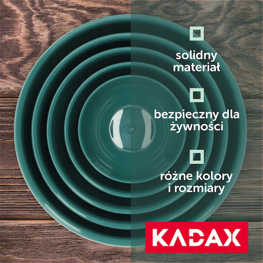 Kadax Salatieră Plastic Verde 1buc