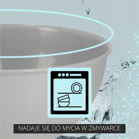Kadax Σαλατιέρα Πλαστική Γκρι