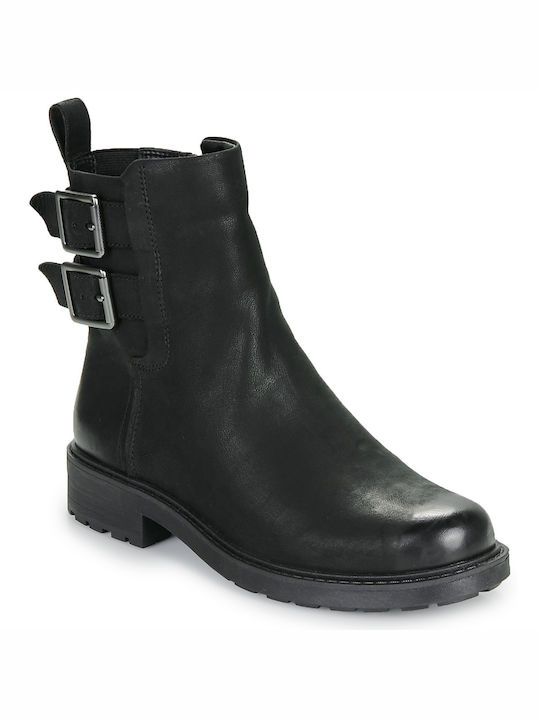 Clarks Orinoco2 Bay Leder Damen Knöchelstiefel Schwarz