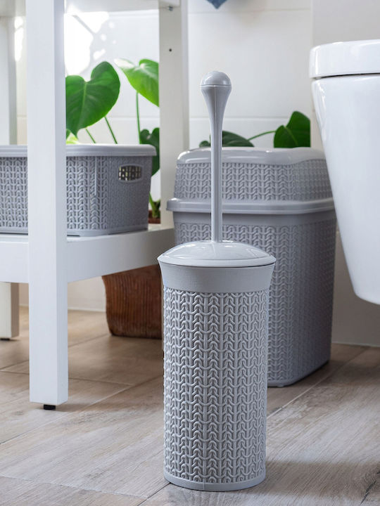 Kadax Kunststoff Badezimmer Toilettenbürste Gray