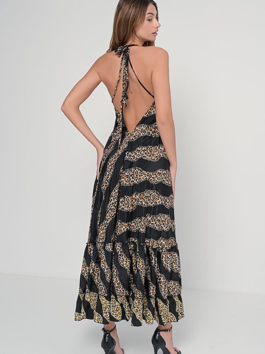 Fullah Sugah Γυναικείο Φόρεμα Maxi Animal Print 42400573