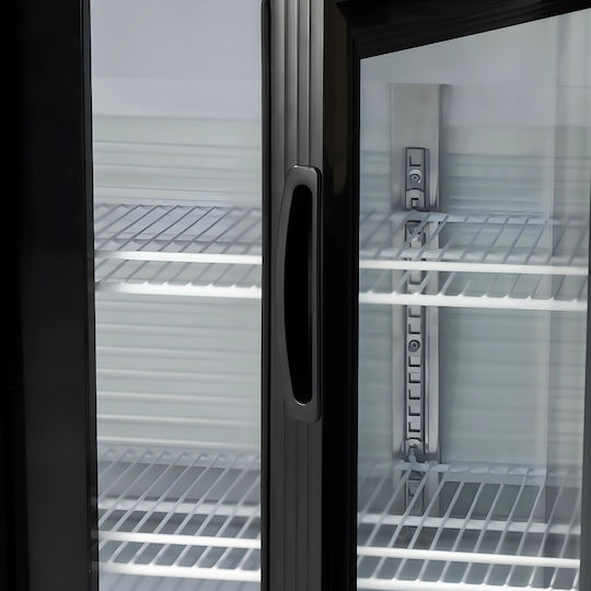 Dynamic Ψυγείο Back Bar 220lt Διπλό Υ89.5xΠ90xΒ50.5cm