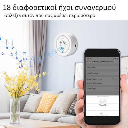 MOES ZigBee Сирена за аларма За външно ползване