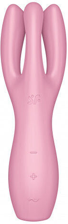 Satisfyer Threesome 3 Κλειτοριδικός Δονητής 14cm Ροζ