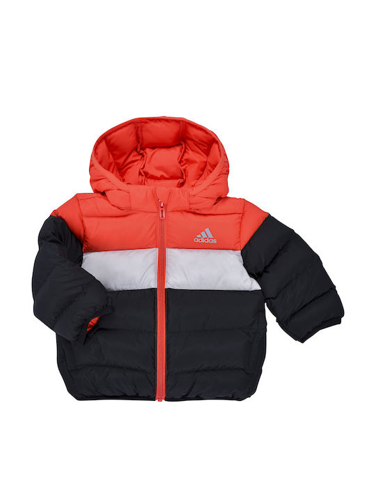 adidas Παιδικό Αθλητικό Μπουφάν Κόκκινο
