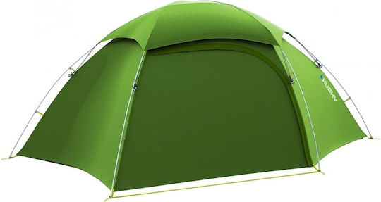 Husky Sawaj Triton 3 Camping Tent Igloo Green 4 Seasons for 3 People Waterproof 3000mm 300x250x130cm