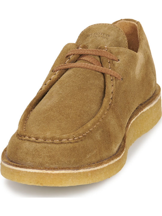 Men's Suede Casual Shoes Brown