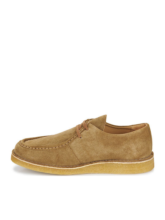 Men's Suede Casual Shoes Brown