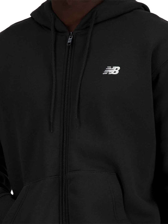 Black Hooded Cardigan