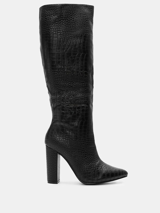 Luigi Women's Boots with High Heel Black