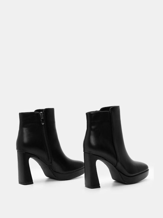 Ankle Boots with Heel & Platform 4312701-black