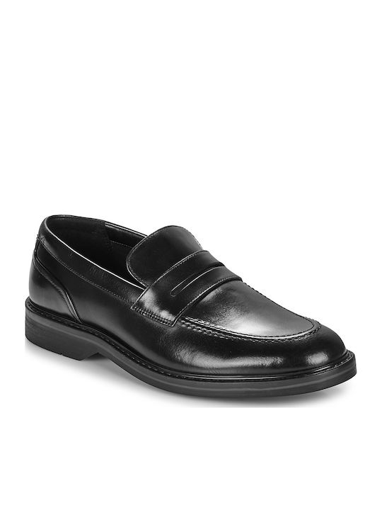 Aldwin Step Herren Mokassins in Schwarz Farbe