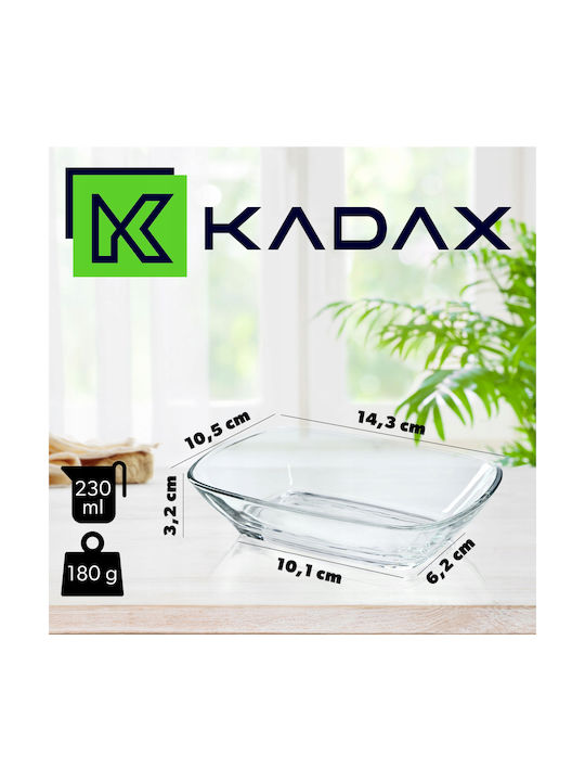 Kadax Купа за сервиране Кръгла Стъкло Прозрачен 6бр