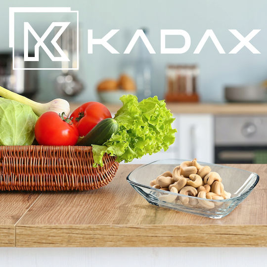 Kadax Bol de Servire Rotund Sticlă Transparent 6buc