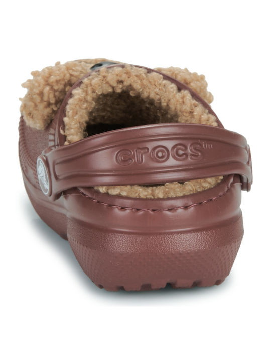 Παντόφλες Καφέ Classic Lined