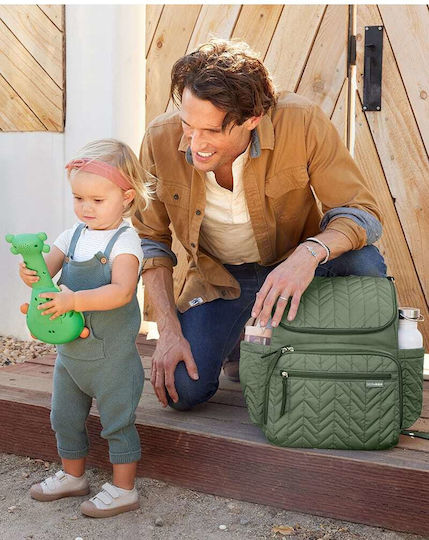 Skip Hop Skip Hop Backpack Diaper Bag Forma Dark Sage 41x20x36cm