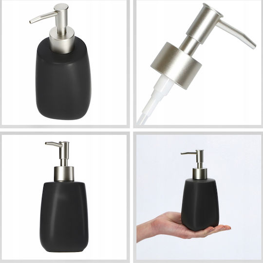 Kadax Set Accesorii Pentru Baie Ceramică Neagră 3 Bucăți