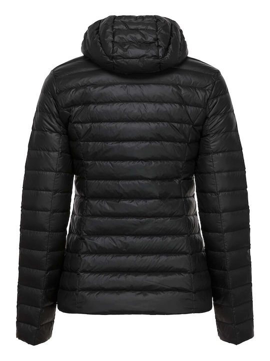 Jott Women's Short Lifestyle Jacket for Winter with Hood Black