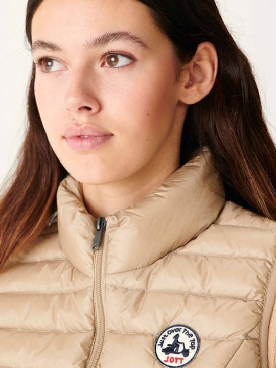 Jott Women's Short Lifestyle Jacket for Winter Beige