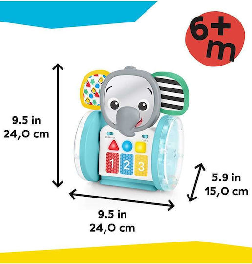Baby Einstein Βρεφικό Παιχνίδι Chase & Tap Earl Interactive Crawling Toy με Μουσική και Φως για 6+ Μηνών