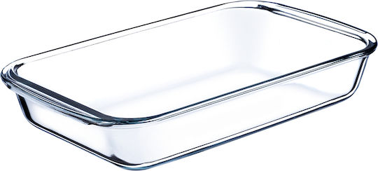 Kadax Rectangular Vas de Gătit Rezistent la Căldură Sticlă 2200ml 1buc