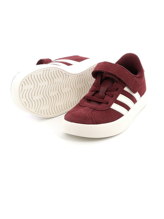 VL Court 3.0 El C Adidași Copii Cu Închidere Hoop & Loop Burgundii