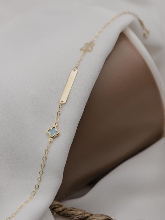 Themelidis Jewels Βραχιόλι Ταυτότητα Χρυσό 9K Themelidis Jewels Βραχιόλι Ταυτότητα Χρυσό 9K