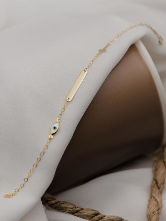 Themelidis Jewels Βραχιόλι Ταυτότητα Χρυσό 9K Themelidis Jewels Βραχιόλι Ταυτότητα Χρυσό 9K