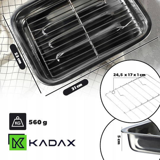 Kadax Tavă De Copt Din Oțel Inoxidabil