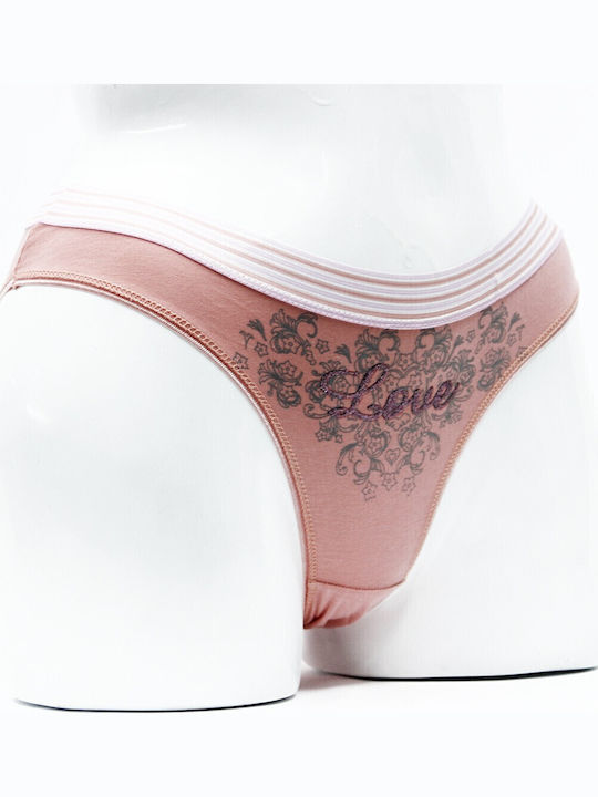 Damen Slip Salmon