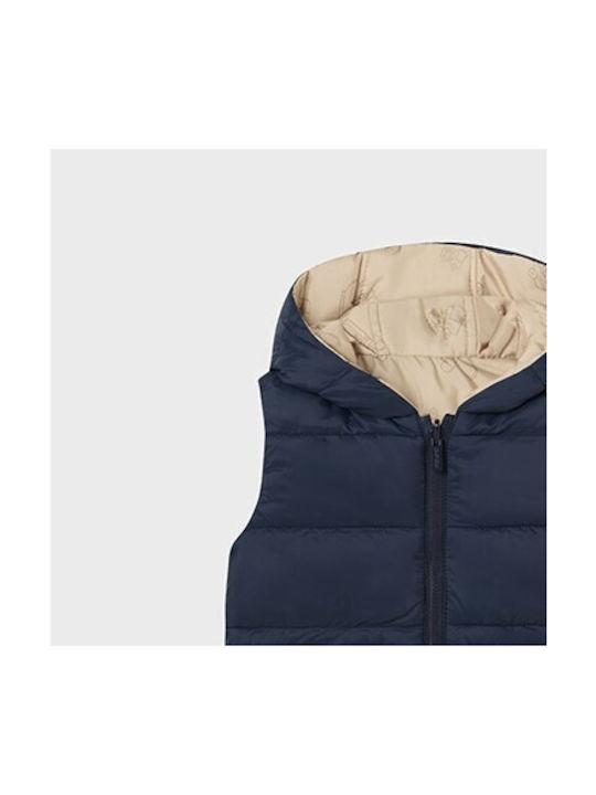 Mayoral Kinderjacke Ärmellos Beidseitig mit Kapuze Blue