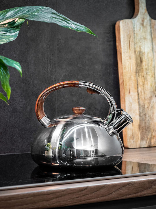 Kadax Teapot Stainless Steel Silver 2500ml