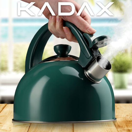 Kadax Ceainic Inox Verde 1700ml