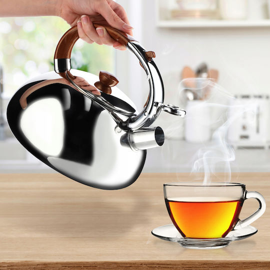 Kadax Teapot Stainless Steel Silver 2500ml