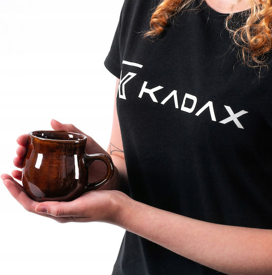 Kadax Τσαγιέρα με Κούπα Κεραμική Καφέ