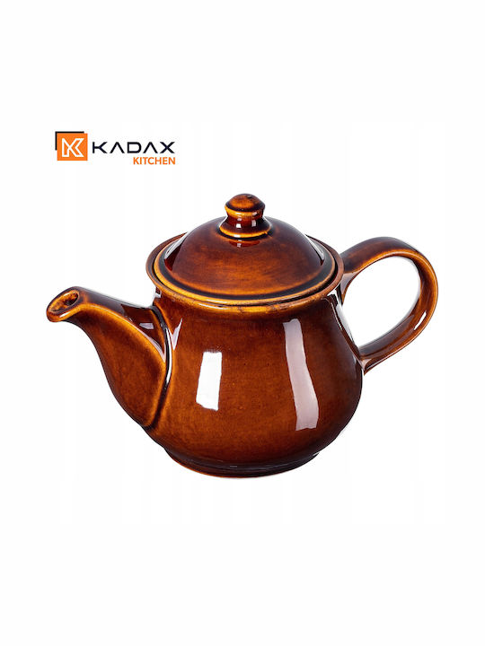 Kadax Teekanne Keramik Braun 1000ml