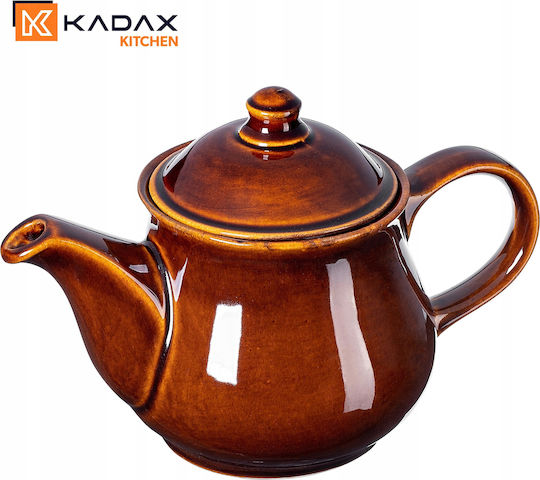 Kadax Ceainic Ceramică Maro 1000ml